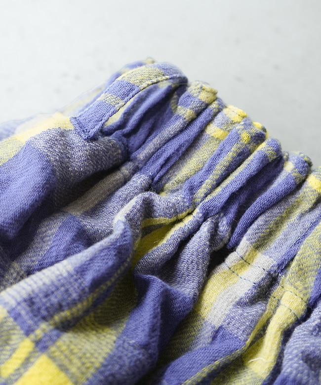 1100322]ICHI Antiquites(イチアンティークス) TARTAN CHECK SKIRT