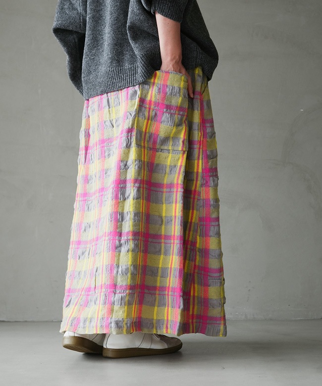 1100322]ICHI Antiquites(イチアンティークス) TARTAN CHECK