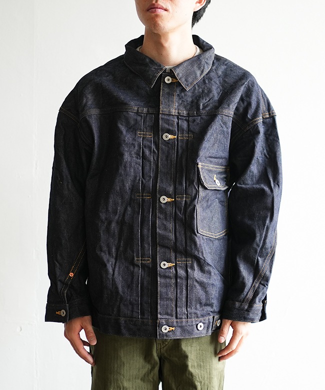 HS2506-25AW]SKEWed(スキュー) El Dorado Jacket Indigo stone wash