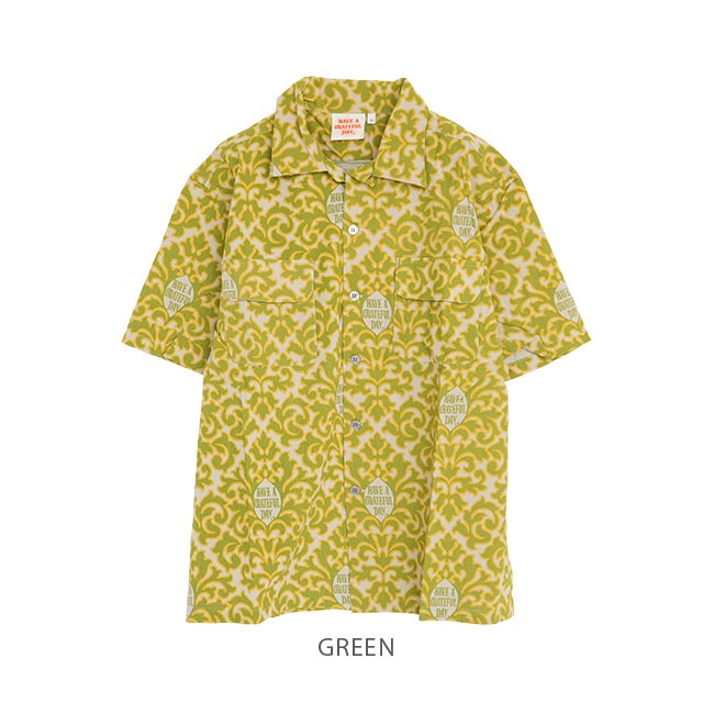 売れ筋商品|||HAVE A GRATEFUL DAY(ハブアグレイトフルデイ) - OPEN COLLAR S/S SHIRT / シャツ / トップス  / メンズ / レディース 楽天市場】HAVE A GRATEFUL DAY（ハブアグレイトフルデイ