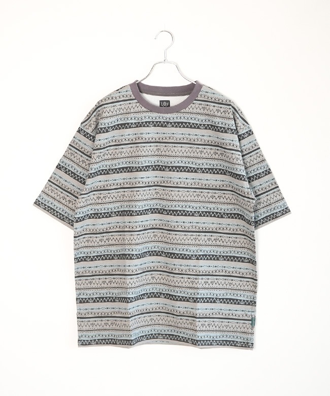 South2West8(サウスツーウエストエイト) S/S Crew Neck Tee - Stripe