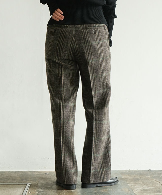 THE SHINZONE(ザ シンゾーン) BRITISH WOOL CHECKED TROUSERS