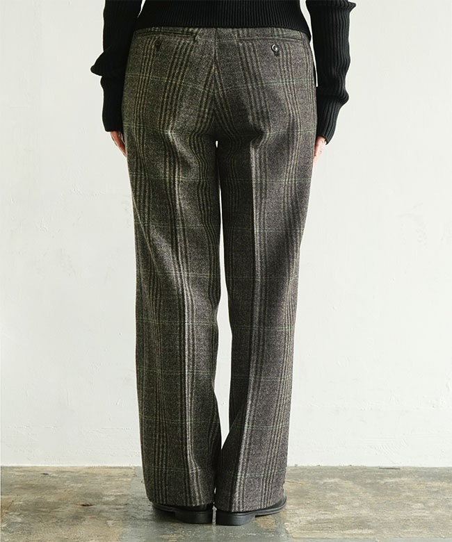 THE SHINZONE(ザ シンゾーン) BRITISH WOOL CHECKED TROUSERS