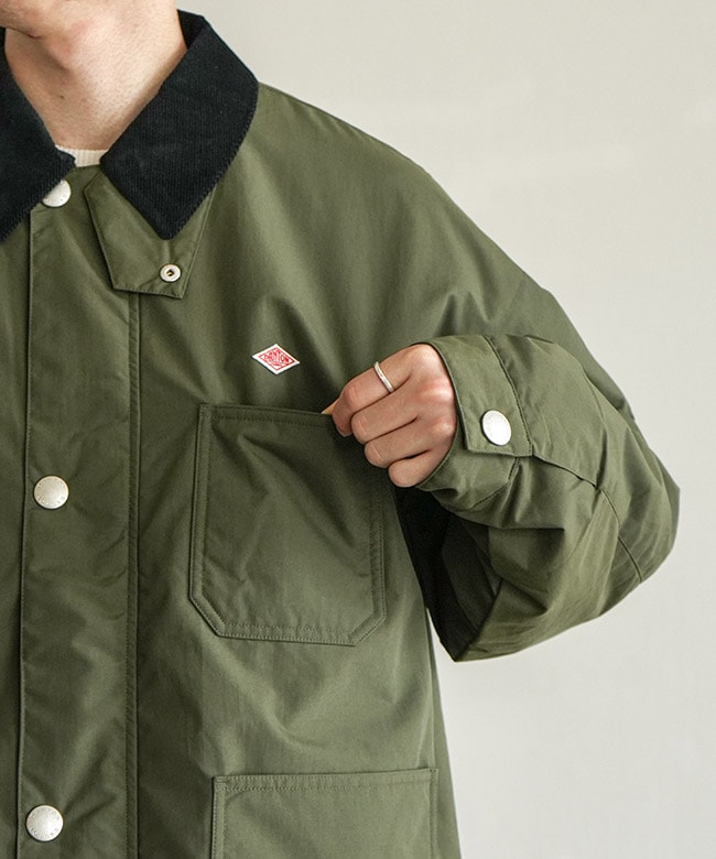 ◇DANTON(ダントン) Men's Nylon Taffeta Work Jacket メンズタフタ