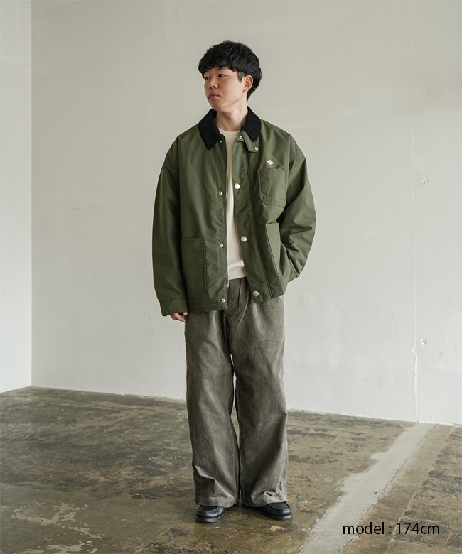 ◇DANTON(ダントン) Men's Nylon Taffeta Work Jacket メンズタフタ
