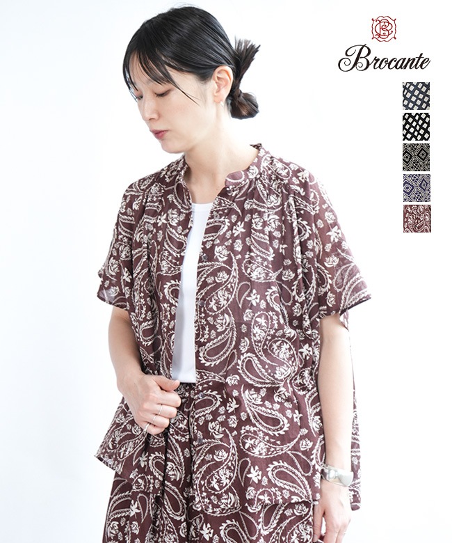 Brocante(ブロカント) フロンセシャツ レディース トップス 半袖