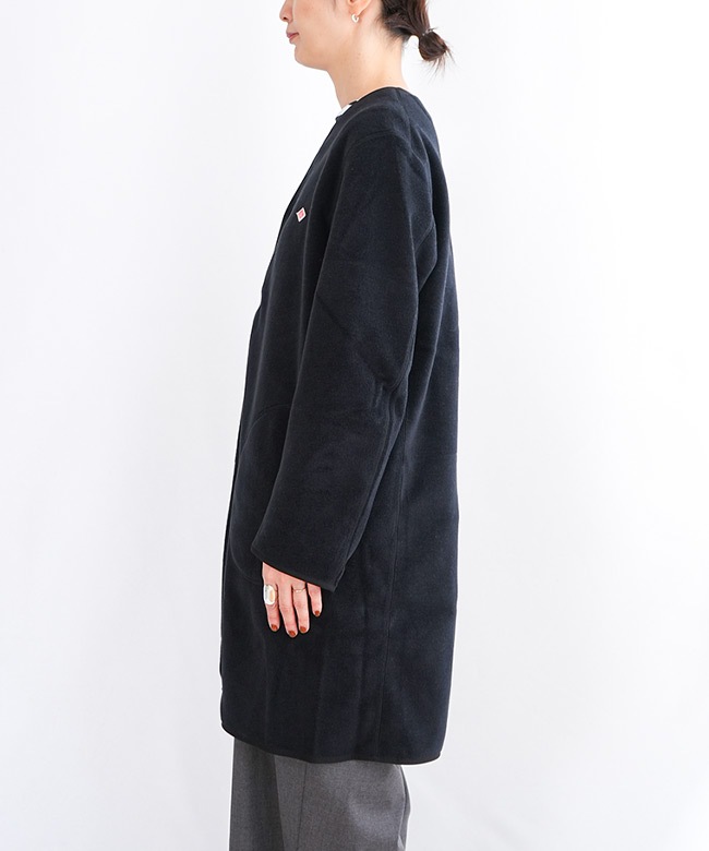 ◇[JD-8992]DANTON(ダントン) FLEECE COLLARLESS COAT フリースノー