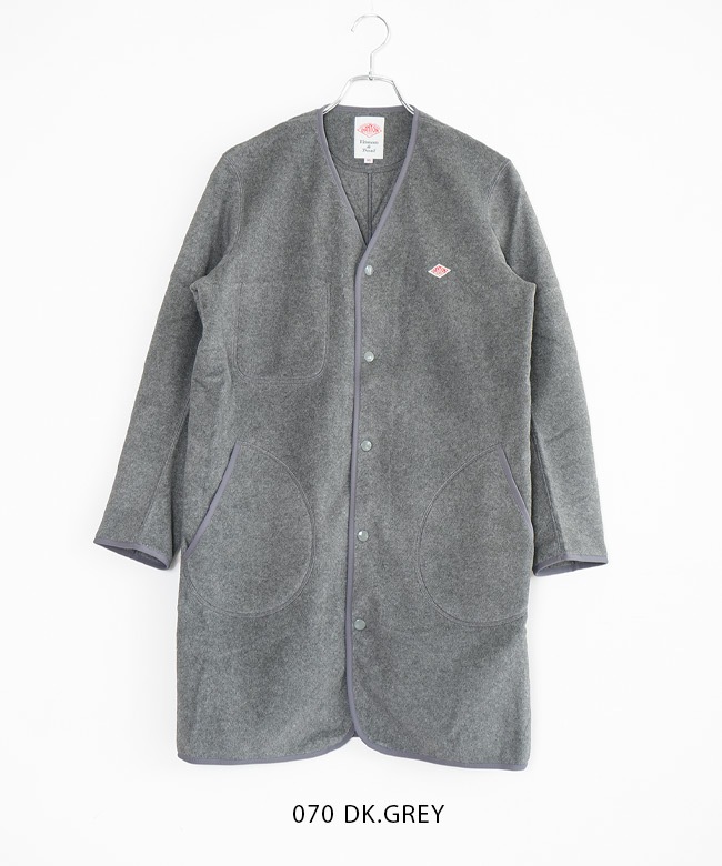 DANTON ダントンコート　チャコールグレー　　　サイズ42 DANTON】コート サイズ42 チャコールグレー DANTON ウールモッサ