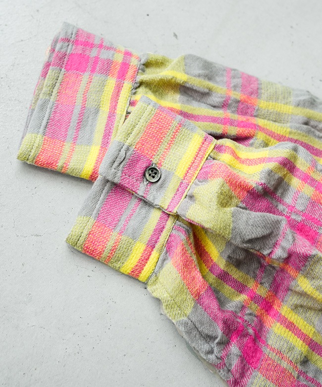 スコットランドチェック　ワンピース iCHi Antiquites(イチアンティークス) TARTAN CHECK DRESS タータン