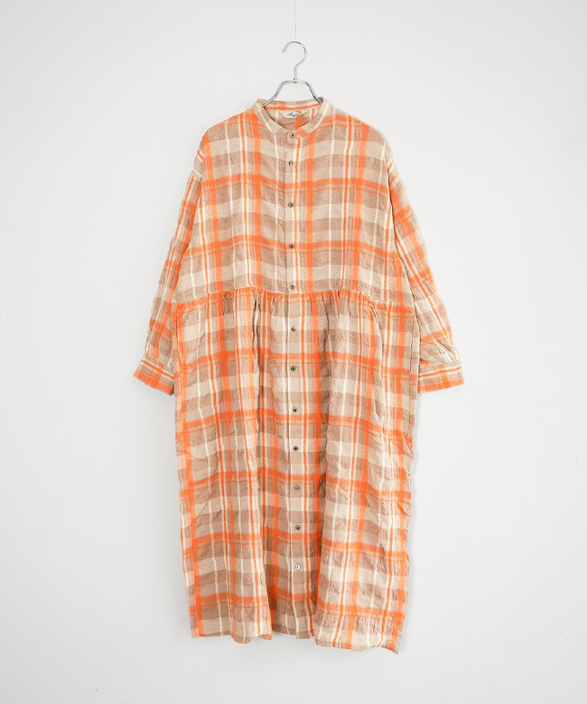 1100323]ICHI Antiquites(イチアンティークス) TARTAN CHECK DRESS