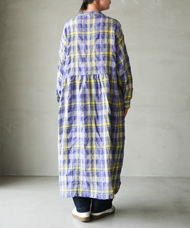 1100323]ICHI Antiquites(イチアンティークス) TARTAN CHECK DRESS