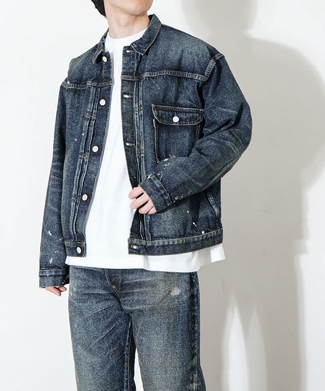 New Manual(ニューマニュアル) #001 T-BACK DENIM JACKET デニム