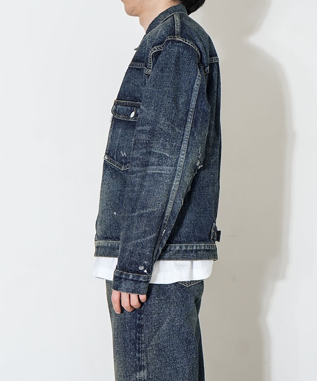 New Manual(ニューマニュアル) #001 T-BACK DENIM JACKET デニム