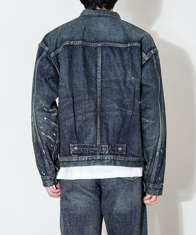New Manual(ニューマニュアル) #001 T-BACK DENIM JACKET デニム