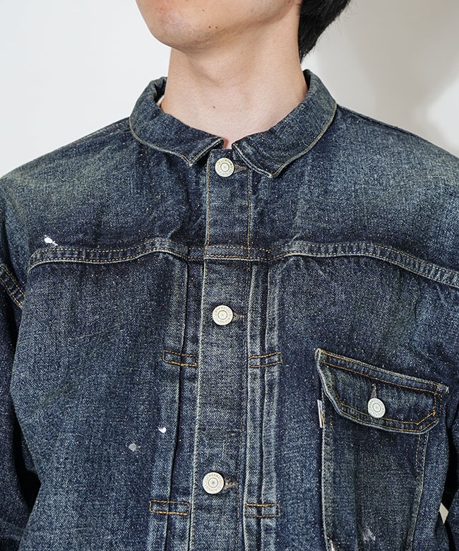 New Manual(ニューマニュアル) #001 T-BACK DENIM JACKET デニム