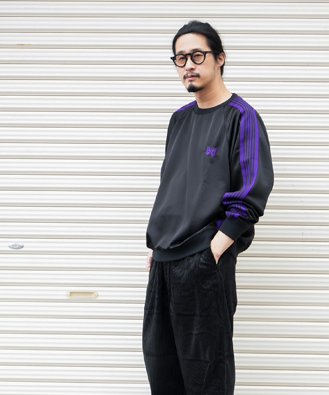 NEEDLES(ニードルズ)Track Crew Neck Shirt - Poly Smooth トラック