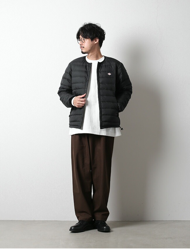 ◇【収納袋付き】DANTON(ダントン) Crew Neck Inner Down クルーネック