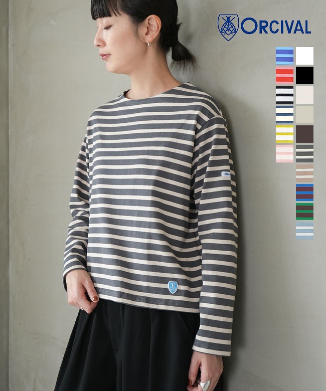 B259]ORCIVAL(オーチバル/オーシバル) コットンロード クルーネックT  