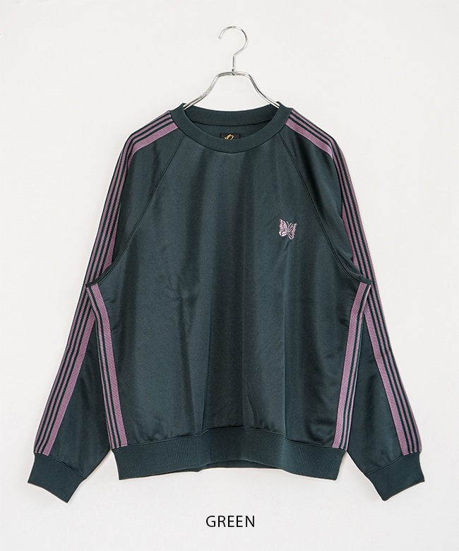 【Needles】TRACK CREW NECK SHIRT RW315]NEEDLES(ニードルズ)Track Crew Neck Shirt - Poly Smooth