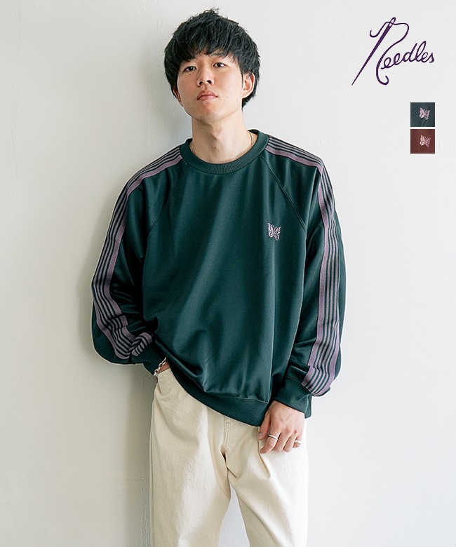 ニードルスTrack Crew Neck Shirtトラック クルーネックシャツ ニードルズ NEEDLES トラック クルーネックシャツ ジャージ 24AW