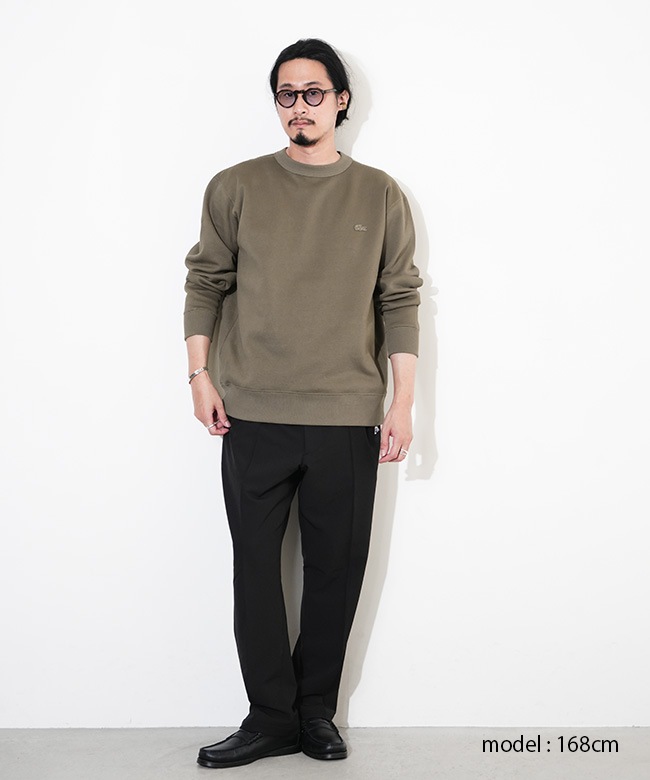 SH9359-99]LACOSTE(ラコステ)鹿の子ニットワントーンクルーネック ロン