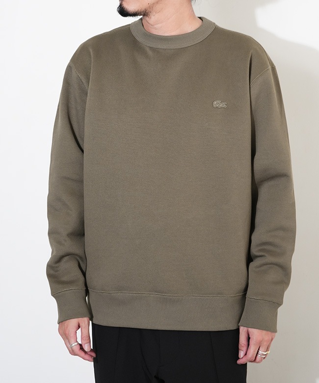 SH9359-99]LACOSTE(ラコステ)鹿の子ニットワントーンクルーネック ロン