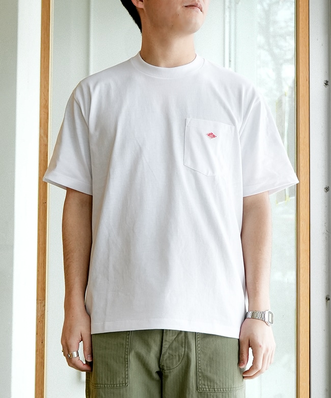 ◇[DT-C0198TCB]DANTON(ダントン) POCKET T-SHIRT(ポケットT