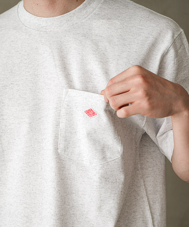 ◇DANTON(ダントン) POCKET T-SHIRT(ポケットTシャツ) メンズ トップス