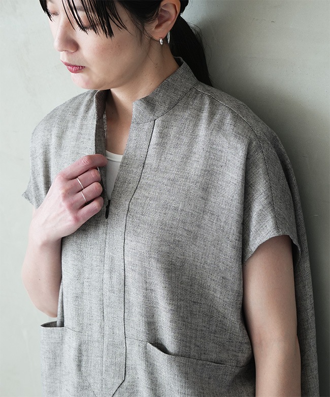 SI-HIRAI(スーヒライ) SQUARE TUNIC スクエアチュニック [CHSS26-4914