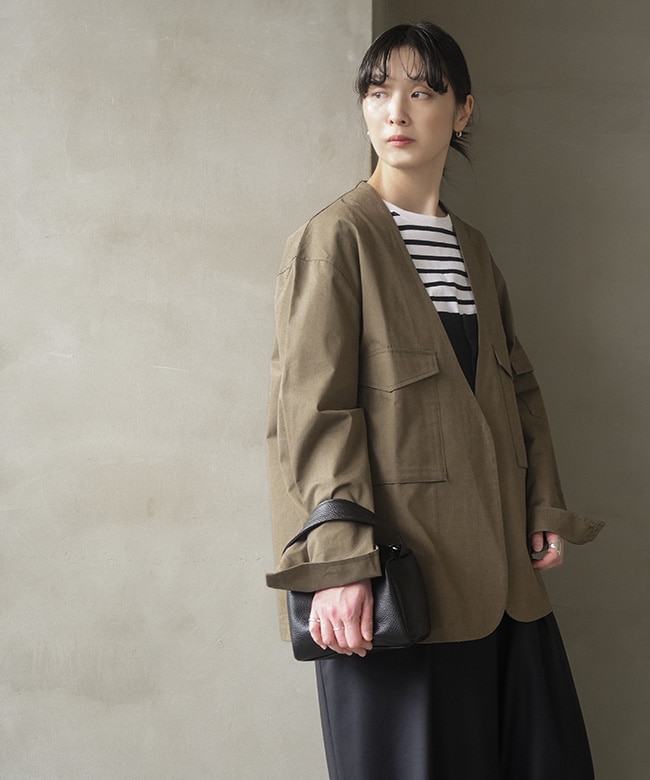 Yarmo(ヤーモ) Pocket Coverall ポケットカバーオール レディース