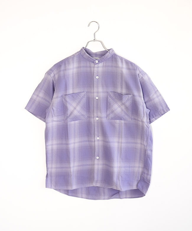 【春物】nonnative ノンネイティブ バンドカラーシャツ nonnative(ノンネイティブ)OFFICER STAND COLLAR S/S SHIRT COTTON