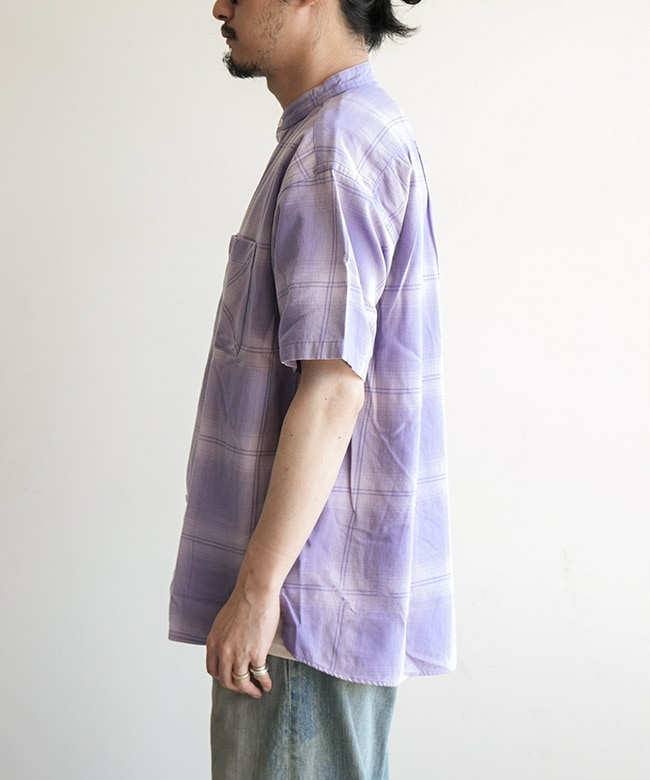 nonnative(ノンネイティブ)OFFICER STAND COLLAR S/S SHIRT COTTON