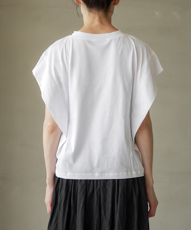 SALE 30%OFF】mizuiro ind(ミズイロインド)shoulder tuck N/S P/O