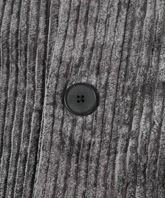 DR-FR1402CD]FIRMUM(フィルマム) グロッシーコーデュロイカーディガン