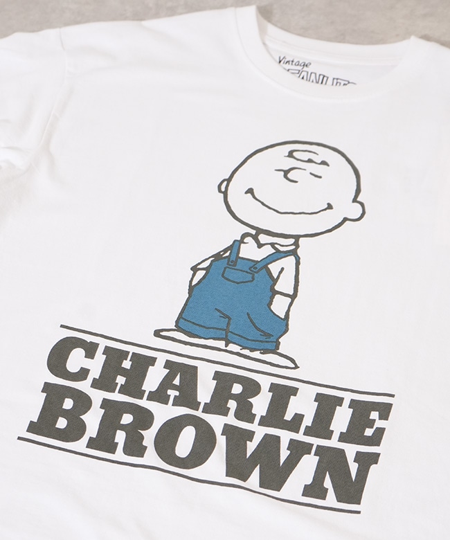 JOHNBULL　PEANUTS チャーリーブラウン デニム　T　新品　Sサイズ JT251C54]JOHNBULL(ジョンブル) PEANUTS Tシャツ（DENIM CHARLIE