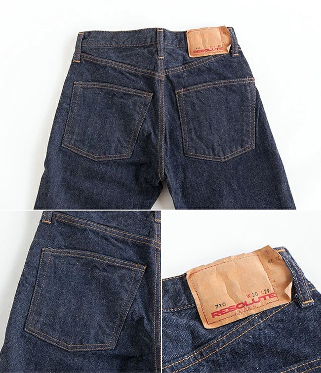 SALE 20%OFF】RESOLUTE(リゾルト) 710 / テーパードストレートデニム