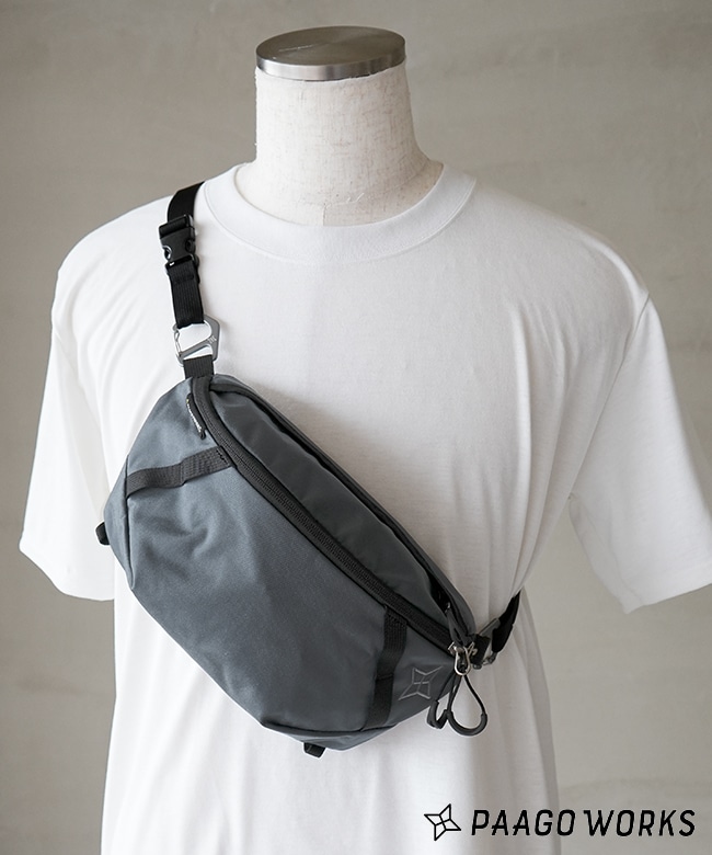 PAAGO WORKS SWITCH L ボディバッグ グレー PAAGO WORKS
