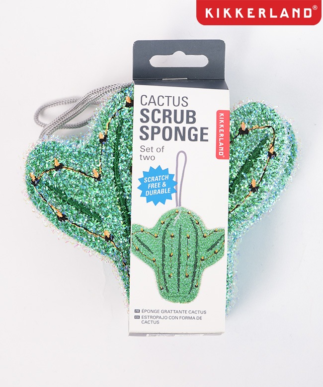 Scrubland 1枚 KIKKERLAND(キッカーランド) Cactus Scrub Sponge カクタススクラブ