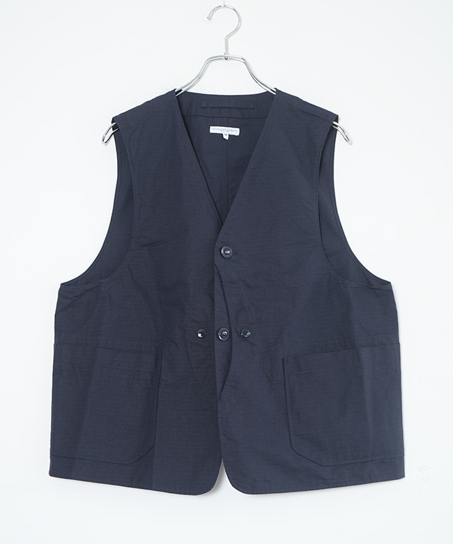 ENGINEERED GARMENTS upland vest ベスト ENGINEERED GARMENTS(エンジニアド ガーメンツ) Upland Vest - Cotton