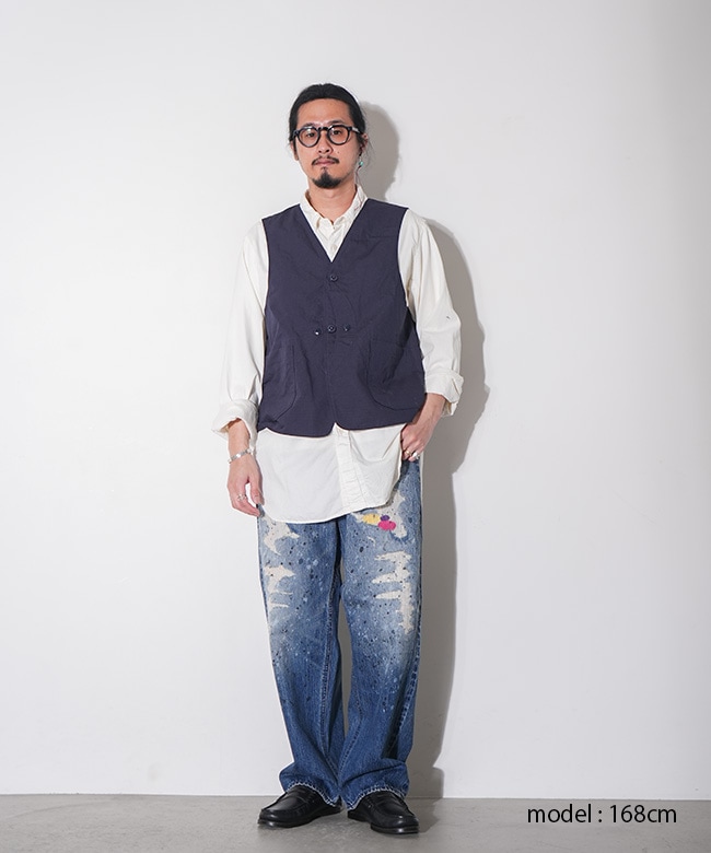 Engineered Garments UPLAND ベスト デニム M Engineered Garments 2012 Denim Upland Vest | Hypebeast
