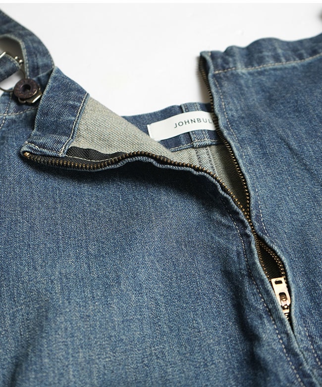 Johnbull ジョンブル チューブデニムサロペット　V1012 Johnbull｜デニム チューブ サロペット jl251p35-mn - Piu di