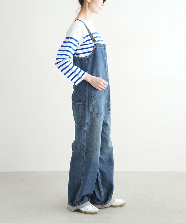 JL231P40]JOHNBULL(ジョンブル) デニムチューブサロペット