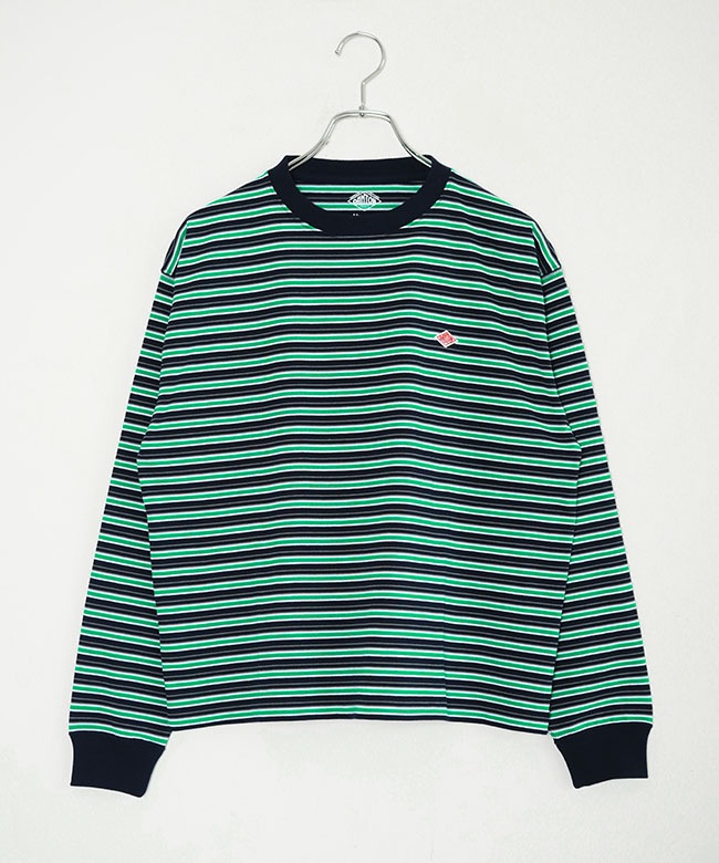 ◇DANTON(ダントン) マルチボーダーロングスリーブTシャツ ロンT 長袖