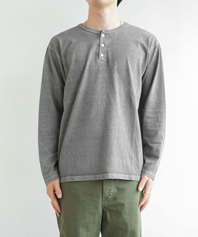 GOOD ON(グッドオン) ロングスリーブヘンリーTシャツ [GOLT1601