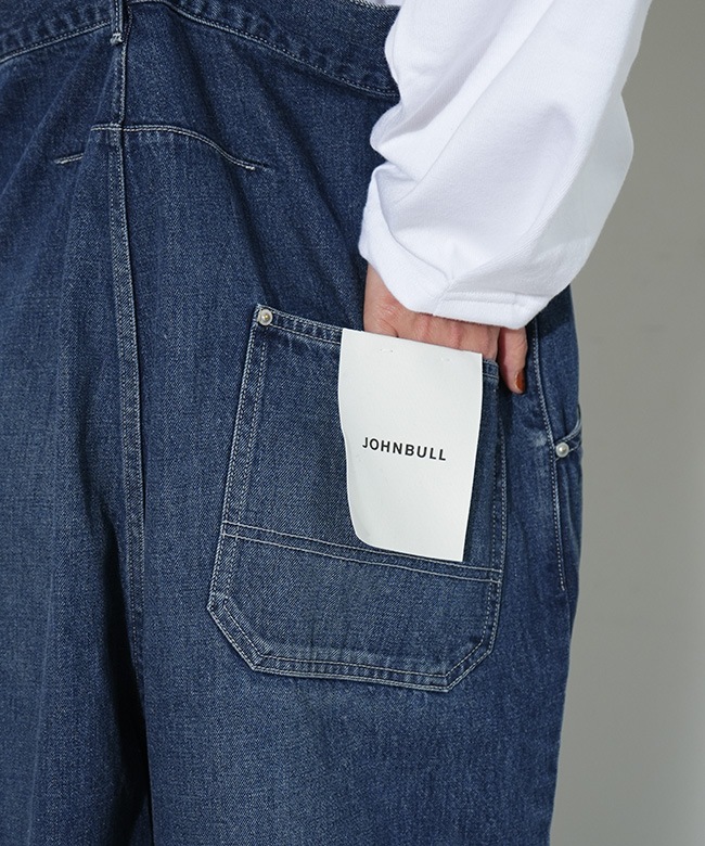 JL253P06]JOHNBULL(ジョンブル) デニムエンジニアオーバーパンツ