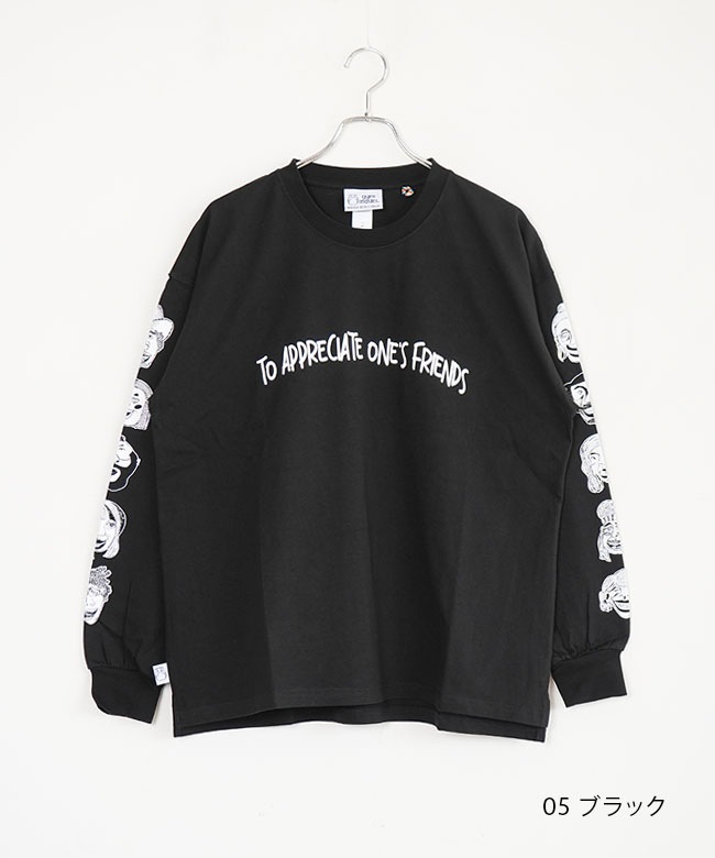 gym master(ジムマスター) 7.4oz friends ビッグロンTEE 7.4オンス 