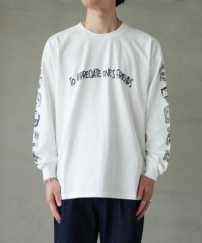gym master(ジムマスター) 7.4oz friends ビッグロンTEE 7.4オンス