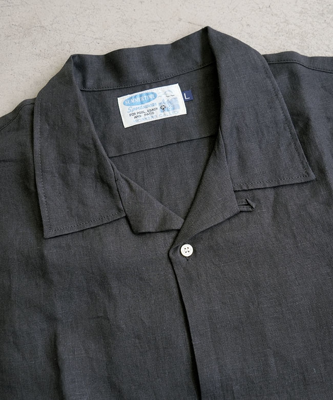 WORKERS(ワーカーズ) Opem Collar Shirt オープンカラーシャツ メンズ