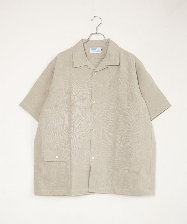 WORKERS(ワーカーズ) Opem Collar Shirt オープンカラーシャツ メンズ