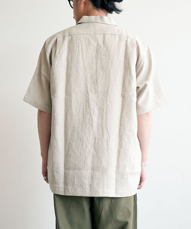 WORKERS(ワーカーズ) Opem Collar Shirt オープンカラーシャツ メンズ
